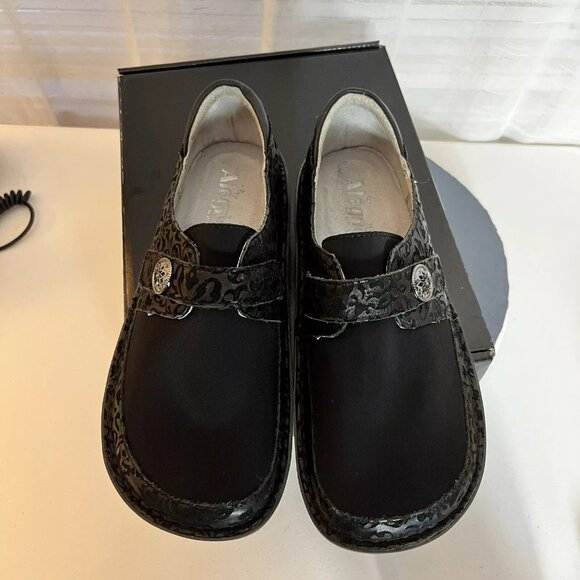 Alegria Brenna Aristoclass Clogs Womens Size 38 Black Slip On Comfort Shoe‎ EUC! - Picture 7 of 10